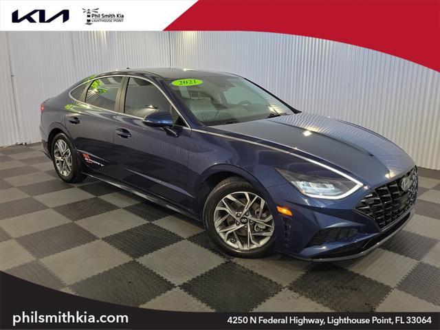 used 2021 Hyundai Sonata car, priced at $14,899