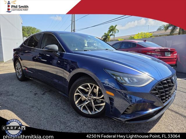 used 2021 Hyundai Sonata car, priced at $14,949