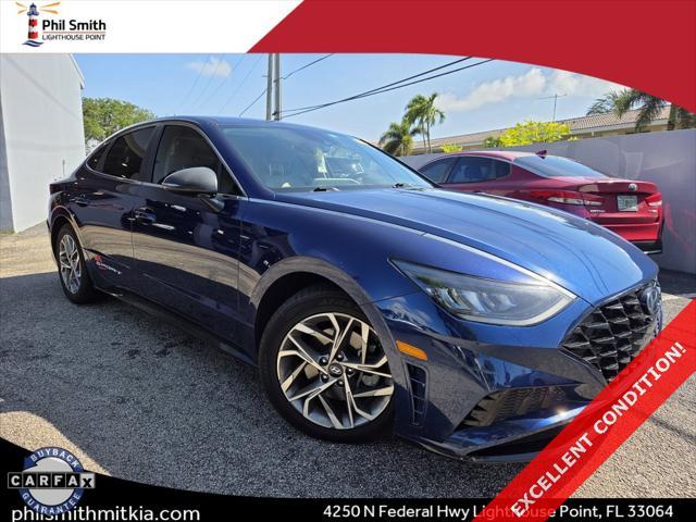 used 2021 Hyundai Sonata car, priced at $14,899
