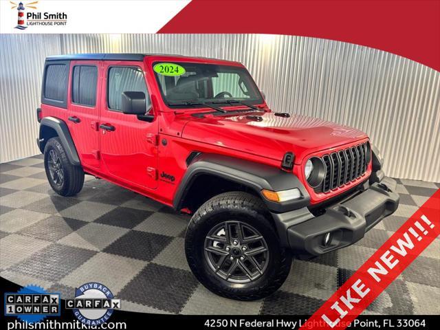 used 2024 Jeep Wrangler car, priced at $36,797