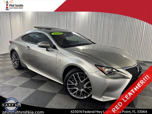 used 2018 Lexus RC 300 car, priced at $22,699