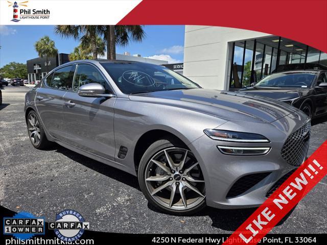 used 2025 Genesis G70 car, priced at $37,799