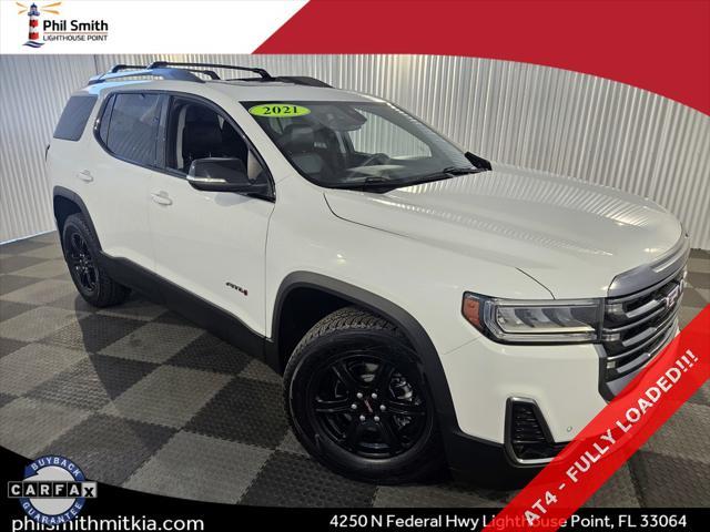 used 2021 GMC Acadia car, priced at $27,699