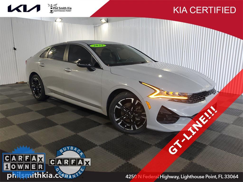 used 2022 Kia K5 car, priced at $19,199