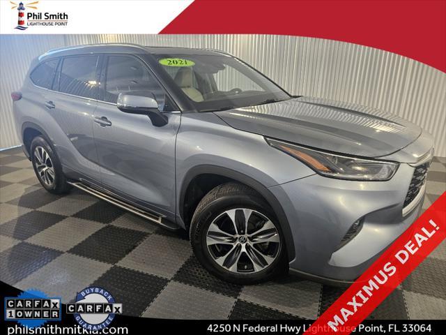 used 2021 Toyota Highlander car, priced at $30,967