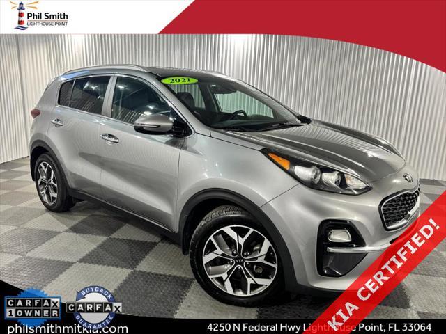 used 2021 Kia Sportage car, priced at $17,097