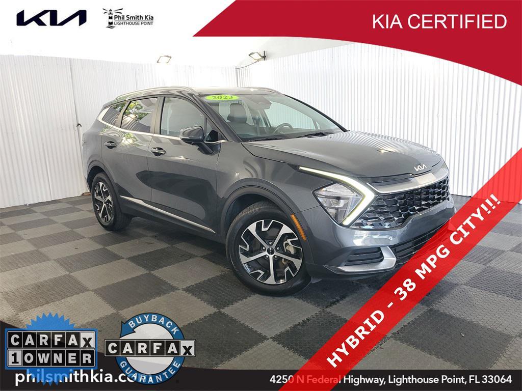 used 2023 Kia Sportage Hybrid car, priced at $20,449