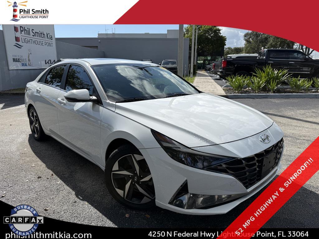 used 2021 Hyundai ELANTRA HEV car, priced at $16,699