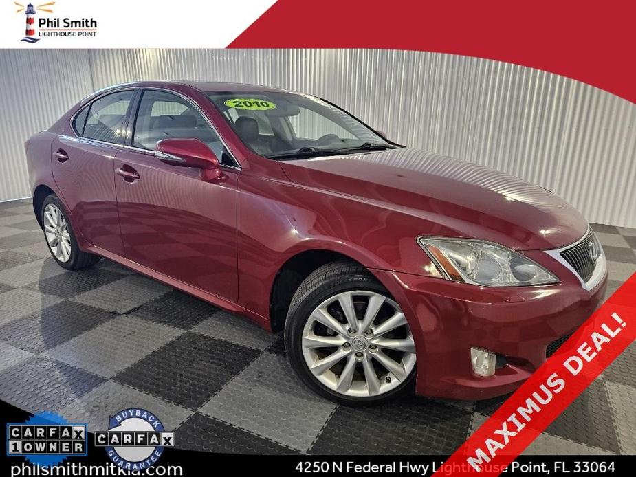 used 2010 Lexus IS 250 car, priced at $10,299