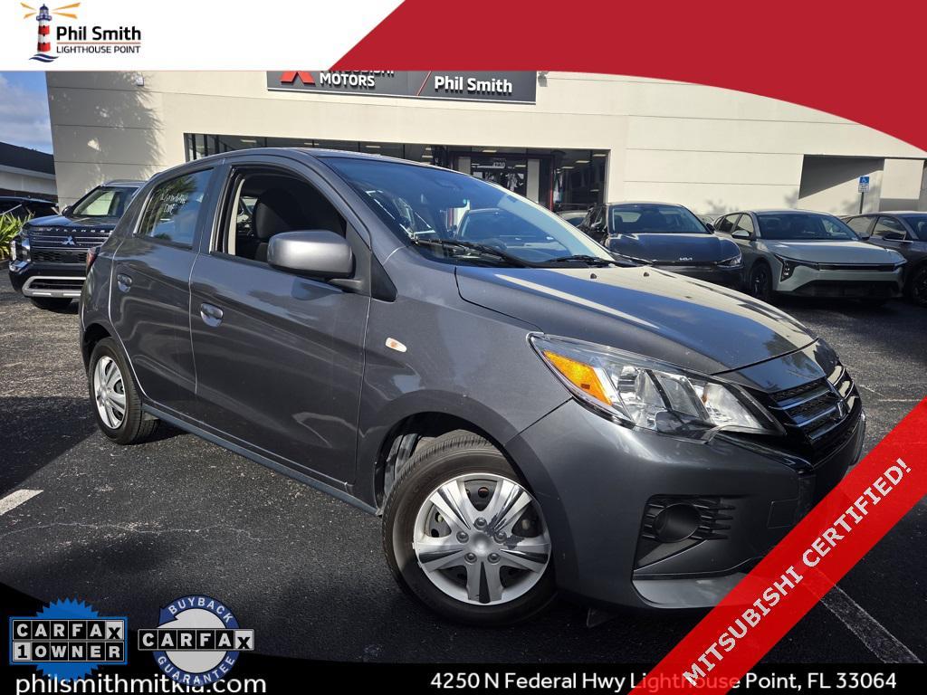 used 2021 Mitsubishi Mirage car, priced at $9,999