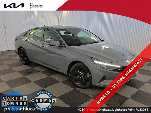 used 2021 Hyundai ELANTRA HEV car, priced at $17,949