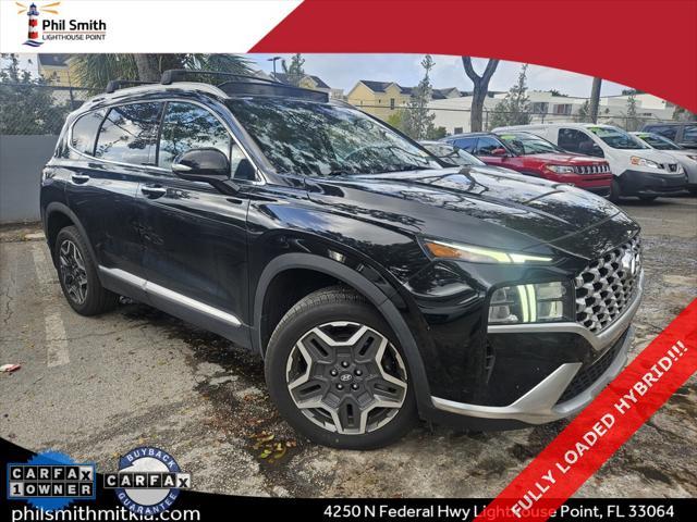 used 2022 Hyundai Santa Fe car, priced at $24,799