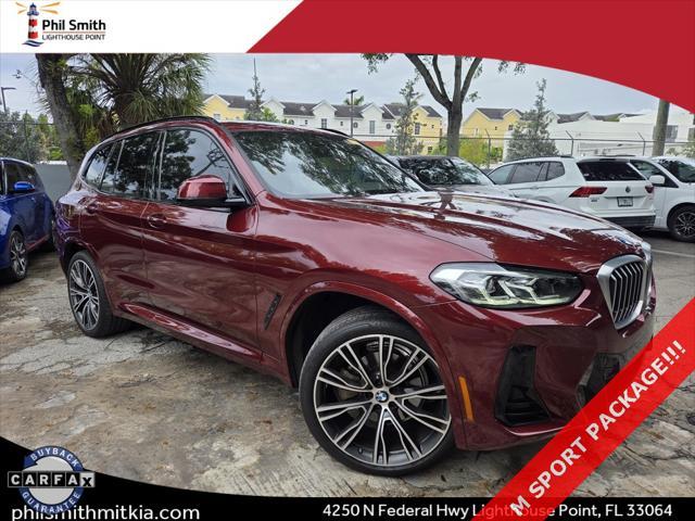 used 2023 BMW X3 car, priced at $37,995