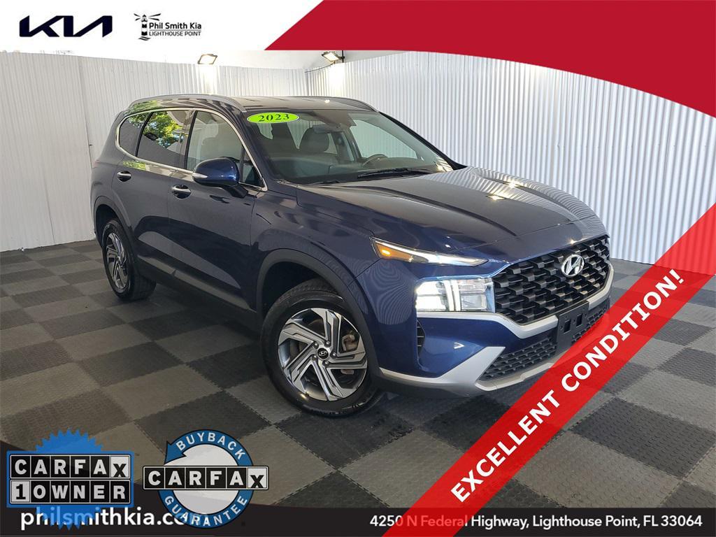 used 2023 Hyundai Santa Fe car, priced at $18,299