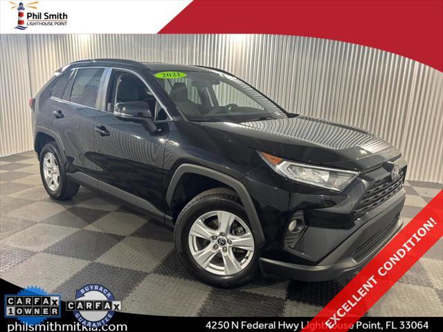 used 2021 Toyota RAV4 car, priced at $20,497