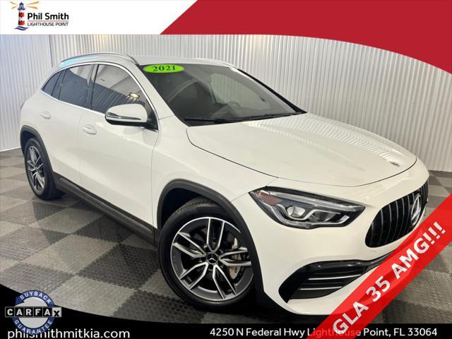 used 2021 Mercedes-Benz AMG GLA 35 car, priced at $29,899