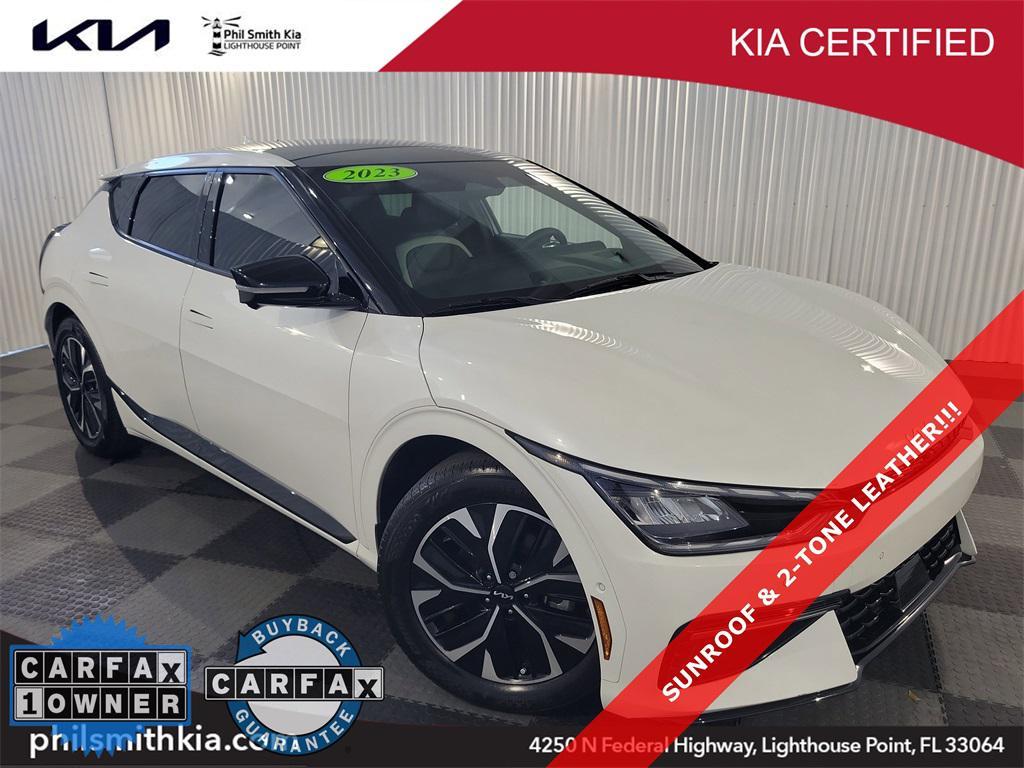 used 2023 Kia EV6 car, priced at $25,250