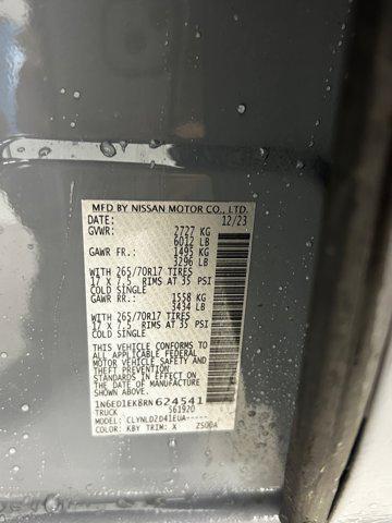 used 2024 Nissan Frontier car, priced at $34,999