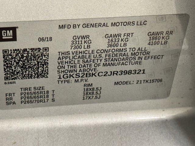 used 2018 GMC Yukon car, priced at $20,898