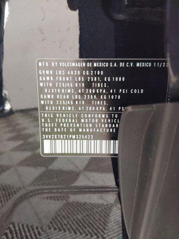 used 2023 Volkswagen Taos car, priced at $22,499