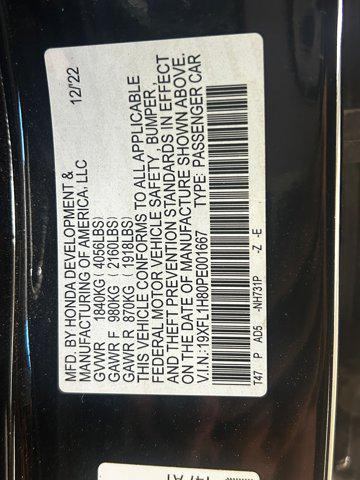 used 2023 Honda Civic car, priced at $25,799