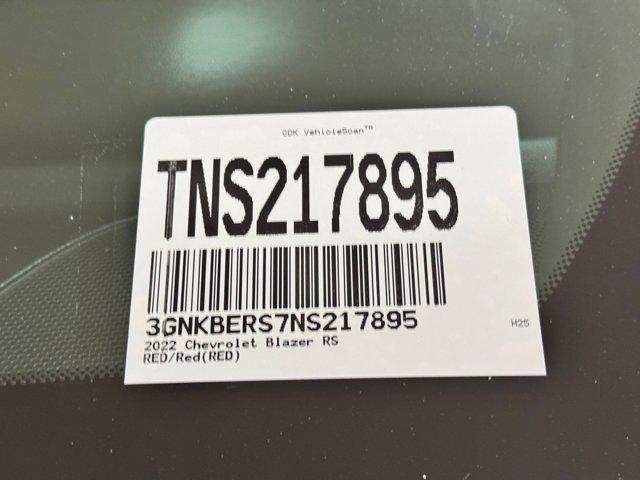used 2022 Chevrolet Blazer car, priced at $24,996