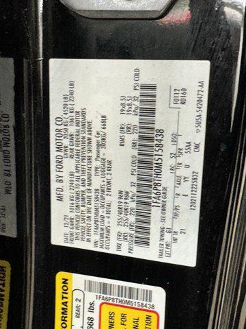 used 2021 Ford Mustang car, priced at $20,999