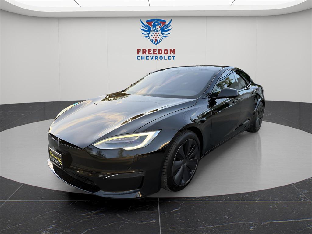 used 2021 Tesla Model S car, priced at $51,995