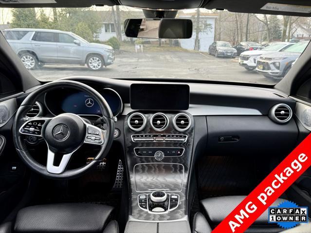 used 2021 Mercedes-Benz C-Class car, priced at $22,495