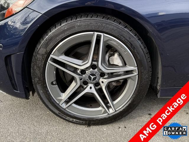 used 2021 Mercedes-Benz C-Class car, priced at $22,495