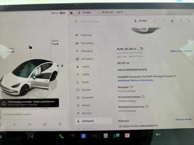 used 2022 Tesla Model 3 car, priced at $25,795