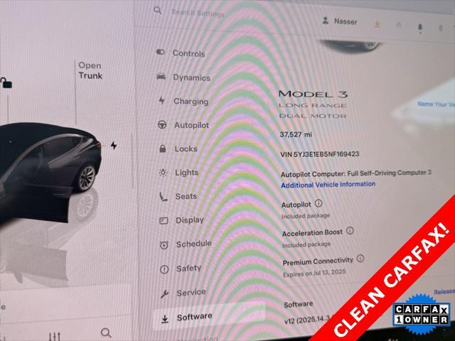 used 2022 Tesla Model 3 car, priced at $23,995