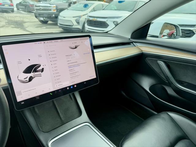 used 2022 Tesla Model 3 car, priced at $25,695