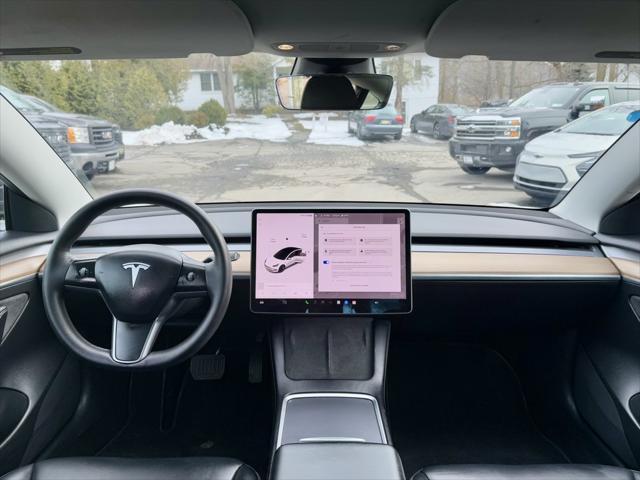 used 2022 Tesla Model 3 car, priced at $25,695