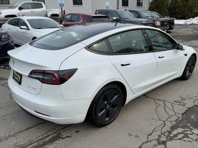 used 2022 Tesla Model 3 car, priced at $25,695