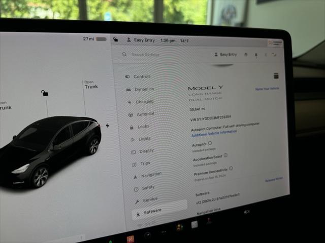 used 2021 Tesla Model Y car, priced at $27,995