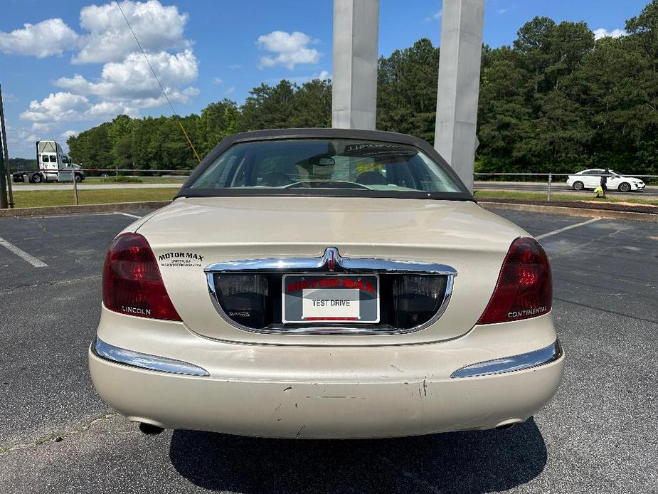 used 2002 Lincoln Continental car, priced at $4,990