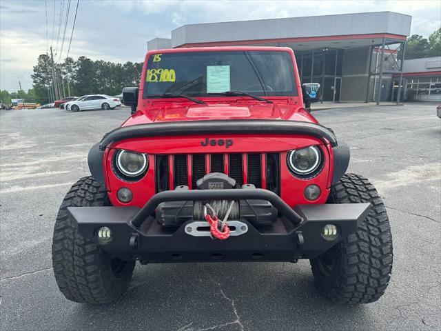 used 2015 Jeep Wrangler Unlimited car, priced at $18,900