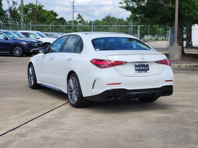 new 2024 Mercedes-Benz AMG C 43 car, priced at $66,025