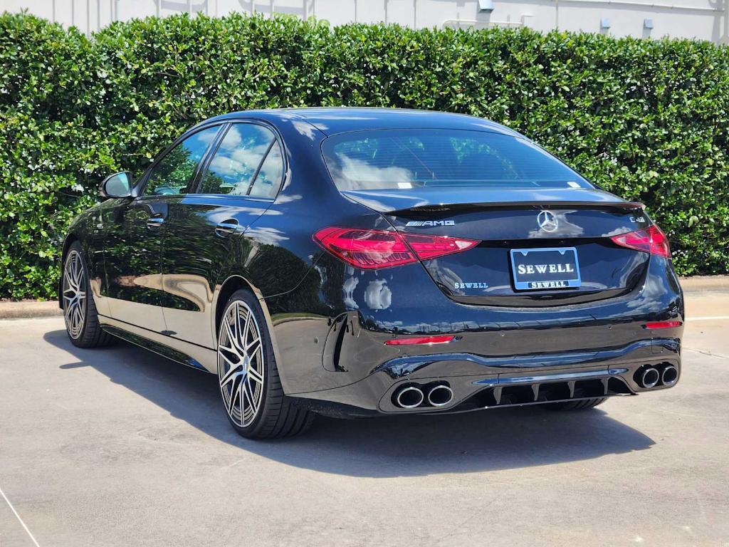 new 2025 Mercedes-Benz AMG C 43 car, priced at $72,725