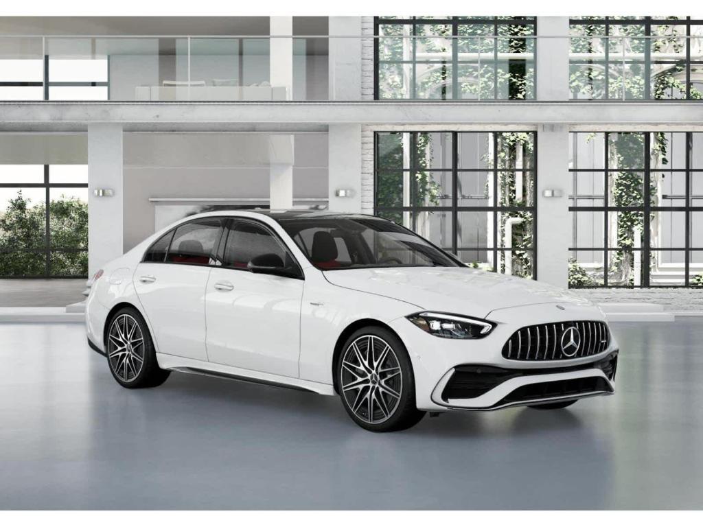 new 2025 Mercedes-Benz AMG C 43 car, priced at $71,155