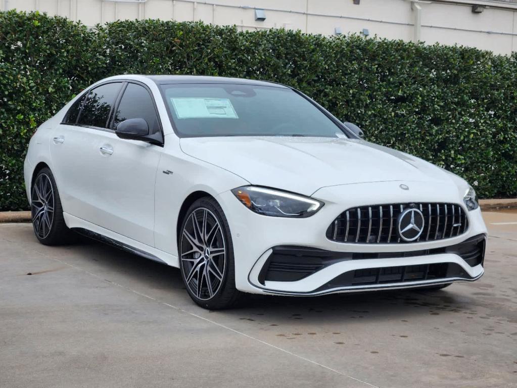 new 2025 Mercedes-Benz AMG C 43 car, priced at $71,155