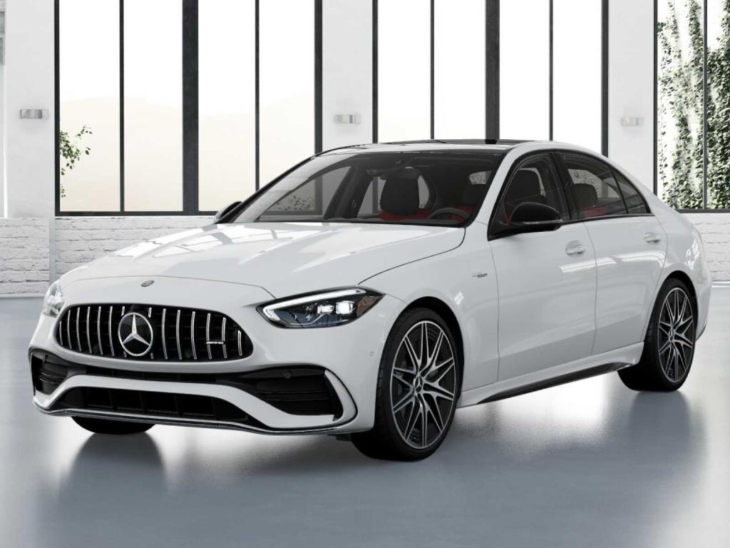 new 2025 Mercedes-Benz AMG C 43 car, priced at $71,155