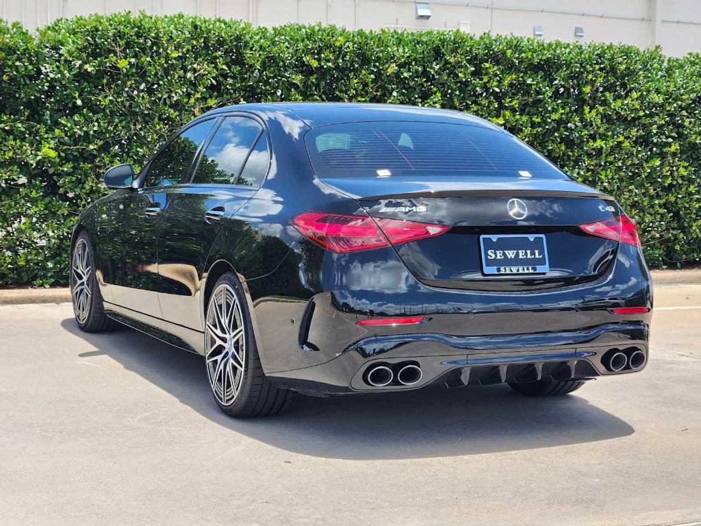 new 2025 Mercedes-Benz AMG C 43 car, priced at $71,205
