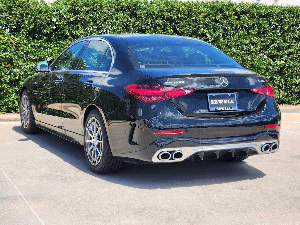 new 2025 Mercedes-Benz AMG C 43 car, priced at $64,650