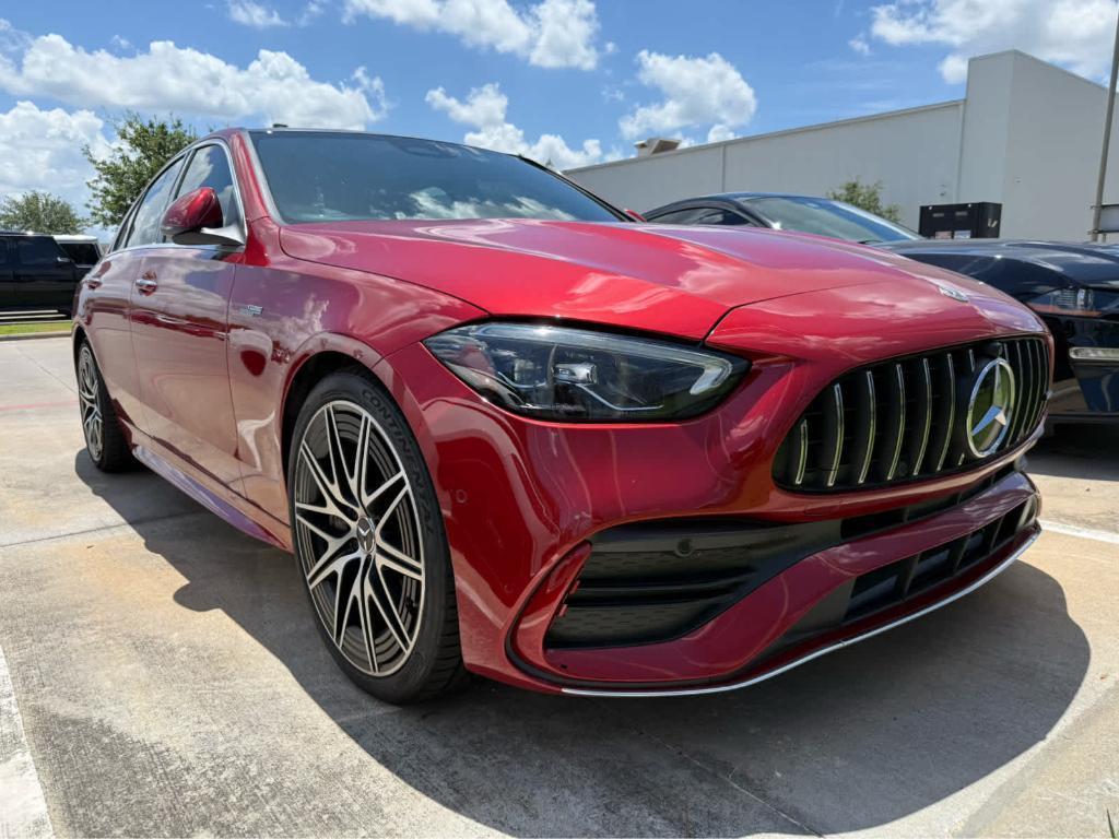 used 2023 Mercedes-Benz AMG C 43 car, priced at $47,990
