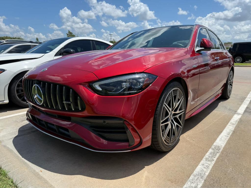 used 2023 Mercedes-Benz AMG C 43 car, priced at $47,990