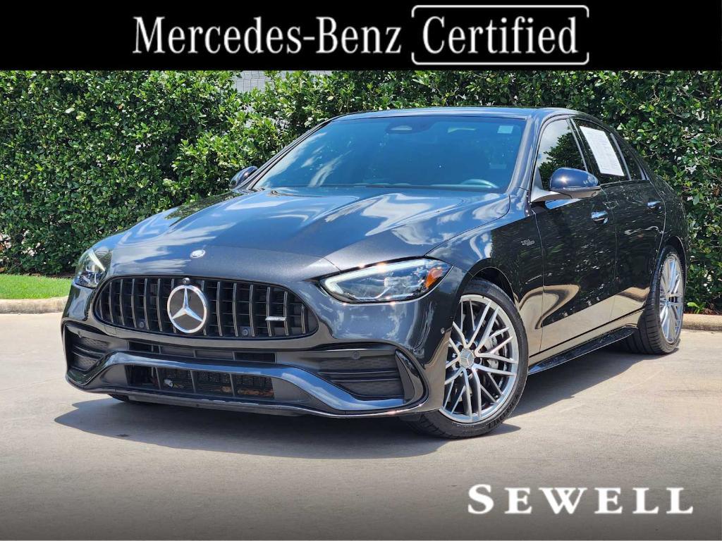 used 2024 Mercedes-Benz AMG C 43 car, priced at $55,990