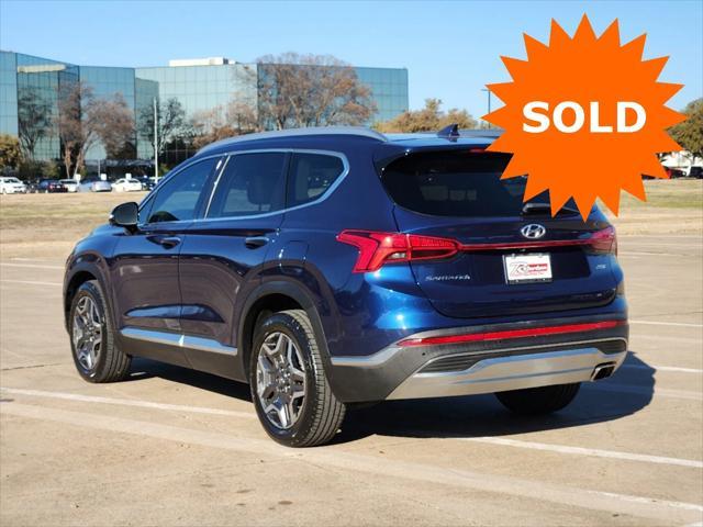 used 2021 Hyundai Santa Fe car, priced at $22,777