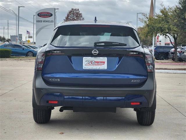 used 2025 Nissan Kicks car, priced at $21,495